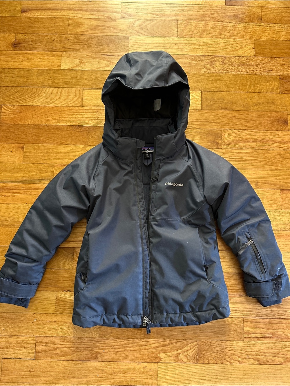 Patagonia Kids Slate Hooded Snowbelle Winter Jacket